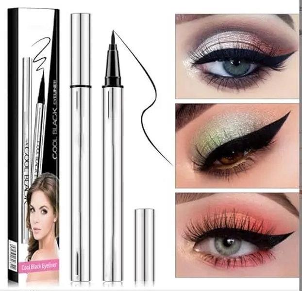 Vegan Waterproof Long-Lasting Smudge-Proof Creamy Gel Eyeliner Pen,cruelty-free,24-hour smooth application,ultra-creamy and silky smooth texture