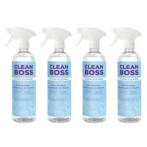 Joy Mangano CleanBoss by Joy 4-pack Multi-Surface Disinfectant & Cleaner Mega Set