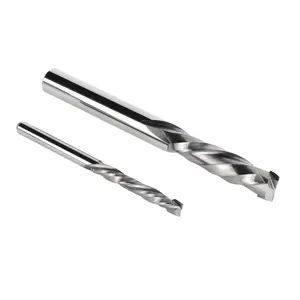 2pc Compression Endmill Bit Set For CNC Routers, 1/4 & 1/8 Dia.