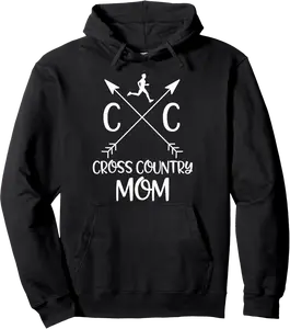 Proud Cross Country Mom CC Arrow Running Race Gift Pullover Hoodie - Dakotamc Shop 82B0DGGH8ZC3