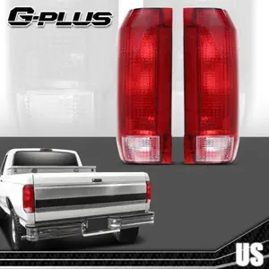 Pair Tail Light Fit For 90-96 Ford F150 F-250 F-350 Bronco FO2801105 FO2800106