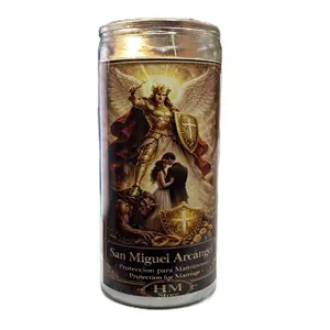 Saint Michael Archangel 14-Day Protection Candle for Marriage, Love & Family Unity