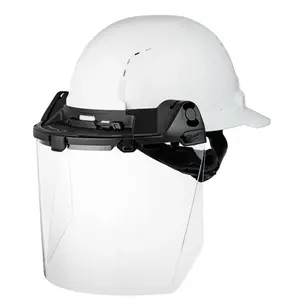 Clear Uncoated Lens Task Full Face Shield for Precise Work with Enhanced Visibility and Comprehensive Protection