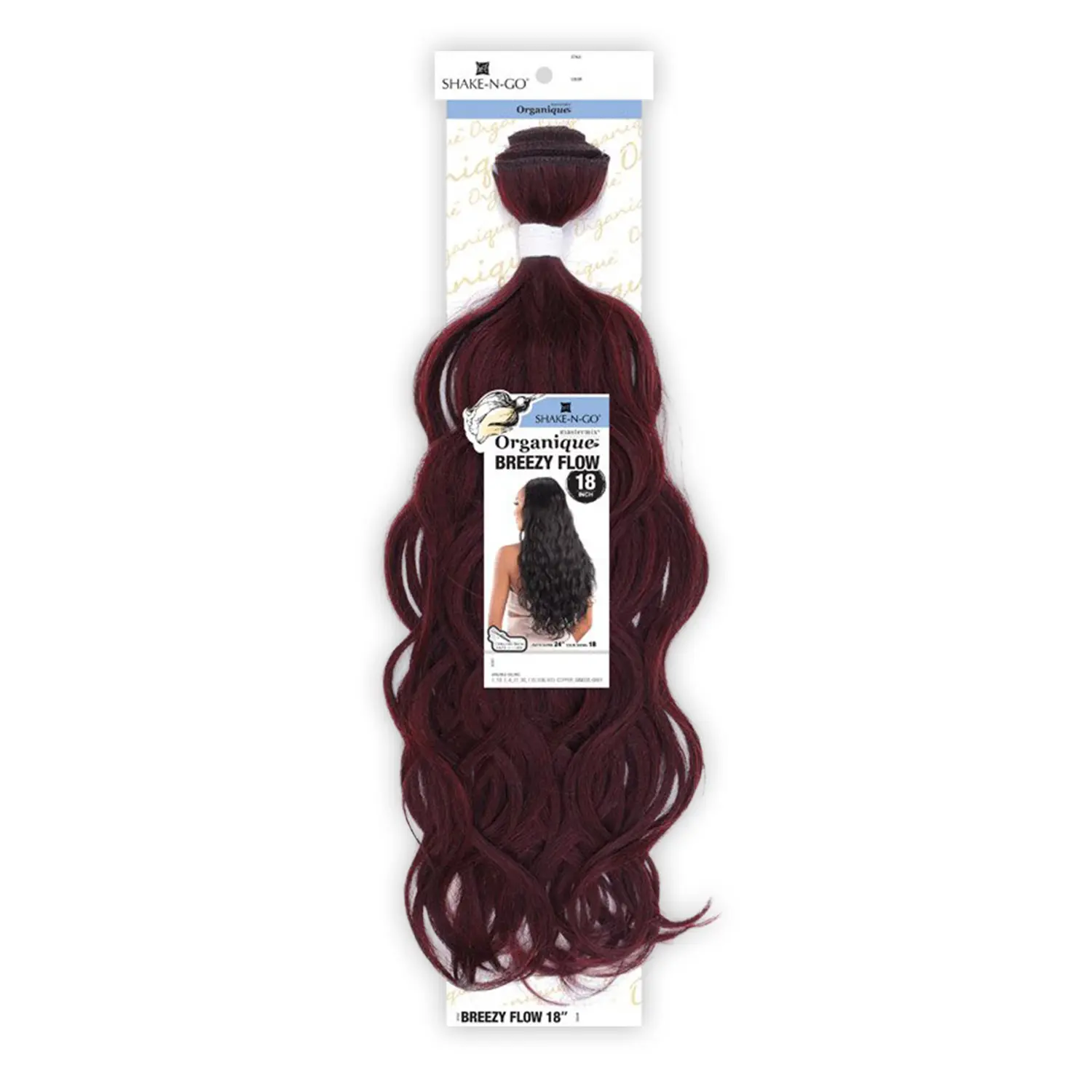 Shake-N-Go Weave Organique Mastermix Breezy Flow 18"