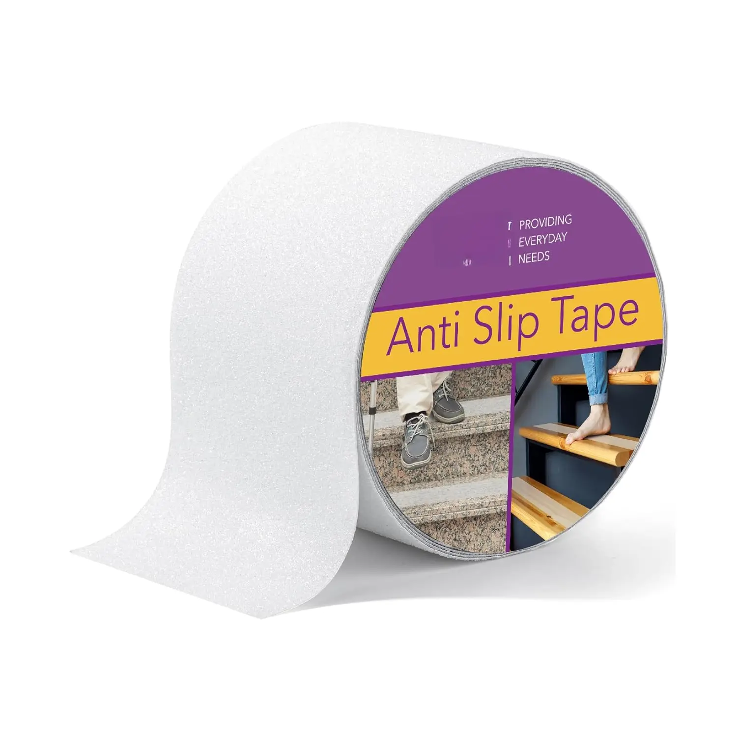 - Transparent Anti Slip Tape, 4 Inch, 30 , Clear Grip Tape, Non Slip Stair Treads Non-Slip, Stair Grips Non Slip Tape, Friction Tape, Non Skid Tape, Traction Tape, Anti Slip Stair Strips