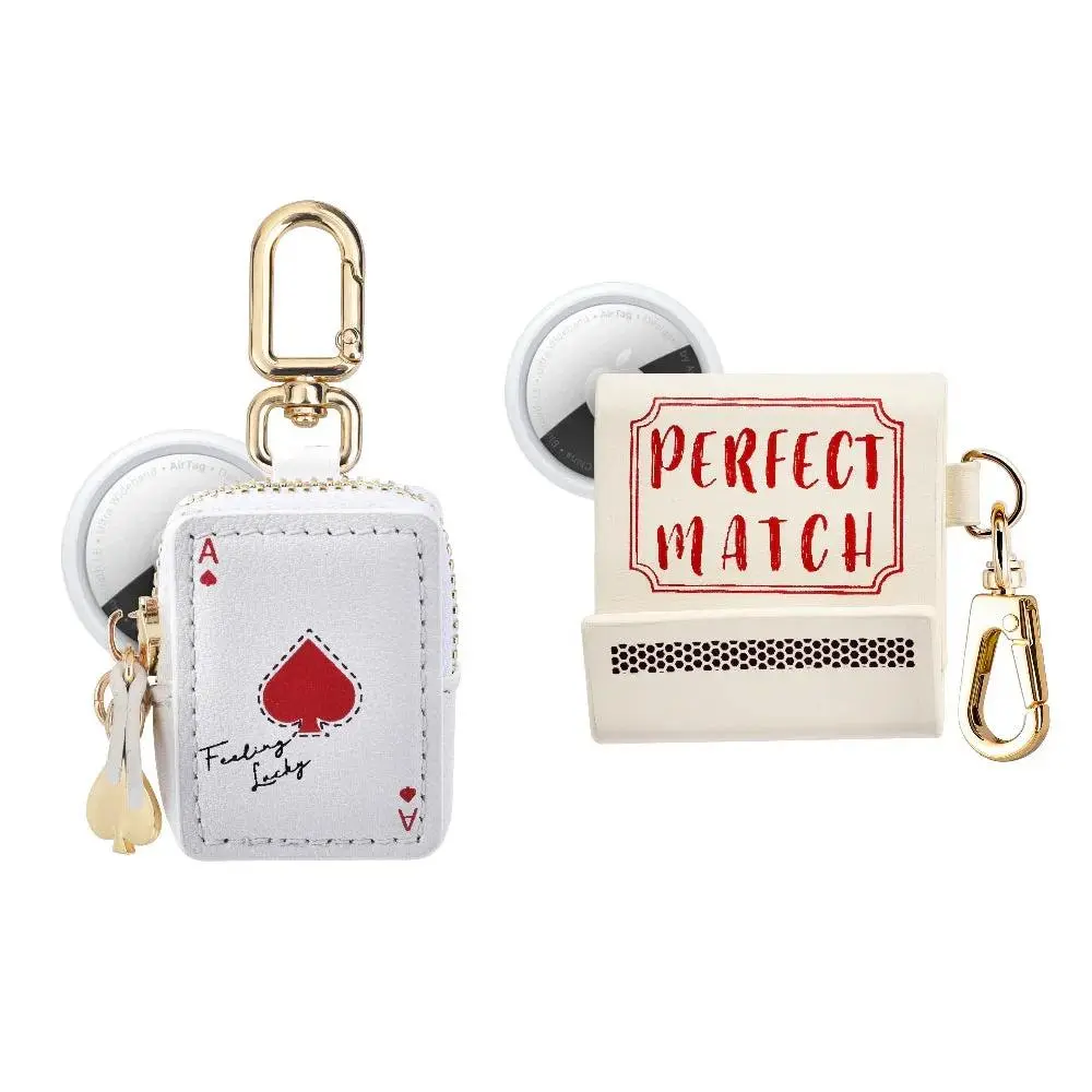 Perfect Match Leather Bag Charm for AirTag Bundle