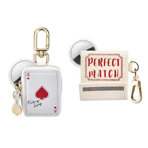Perfect Match Leather Bag Charm for AirTag Bundle