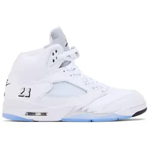 Nike Air Jordan 5 Retro White Metallic (2026) HQ7978-103 Men's Fashion Shoes New
