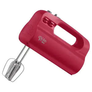Rise by Dash 6065227 5 Speed Hand Mixer, Red