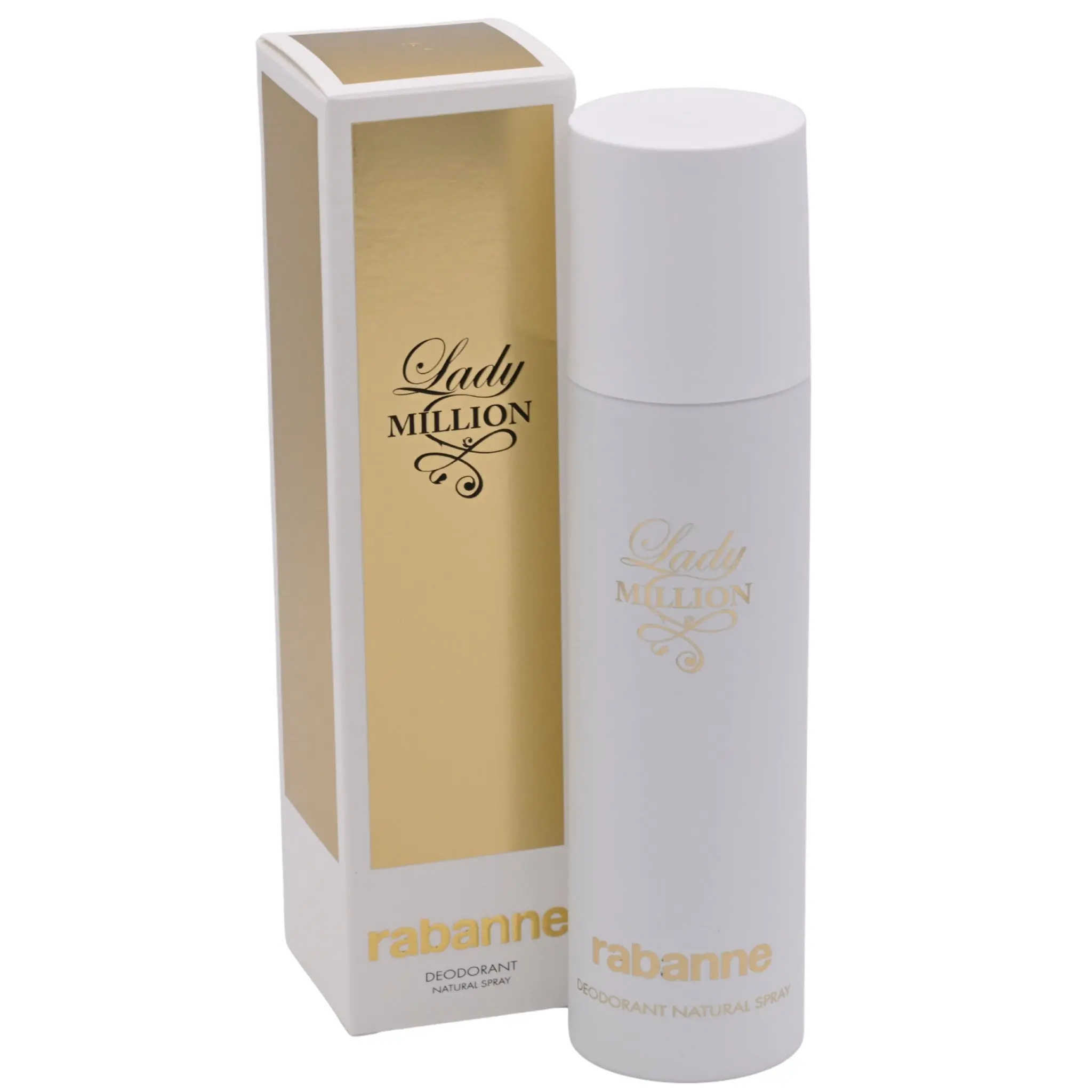 Lady Million by Paco Rabanne Deodorant for women 5.1 oz New in Box, Lemon, Luxury
