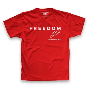 Freedom- Charli Kirk  Premium T-shirt Streetwear Casual