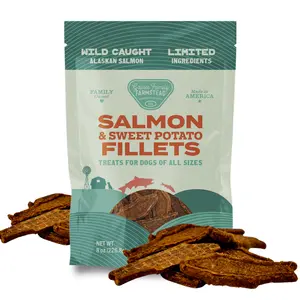 Gaines Family Farmstead Salmon & Sweet Potato Fillets for Dogs - Wild Alaskan Salmon, No Additives or Preservatives