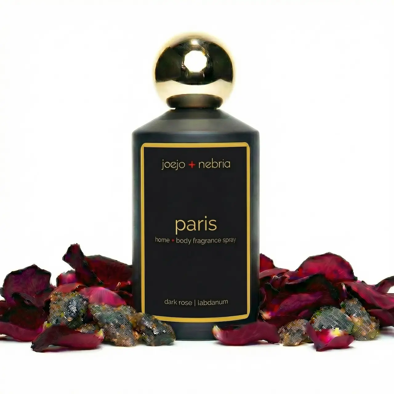 JoeJo + Nebria Paris | Linen & Room Spray - Dark Rose | Labdanum | Luxury Home Fragrance | 100ml