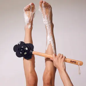 Smoosh Back Scrubber Handle for Personal Bath Care