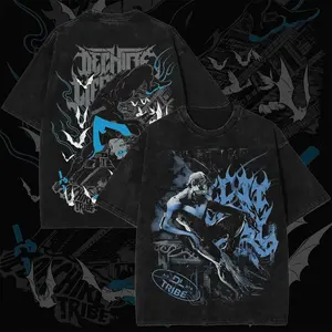 Retro Dark Vigilante Nightwing Graphic T-Shirt – Vintage 90s Hero Comic Streetwear Cotton Tee