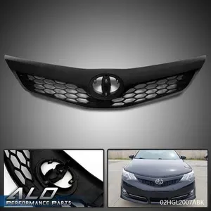 Fit For 2012-2014 Toyota Camry SE XSE Front Bumper Upper Honeycomb Grill Grille