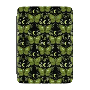 Casely Kindle Case | Mystic Moths | Green Twilight