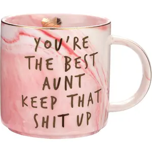 Aunt Gifts from Niece, Nephew - You're  Aunt Keep That S Up - Funny  for Auntie - BAE  Auntie Ever Gifts for Birthday -  Favorite Aunty Mug, Ceramic Coffee Cup