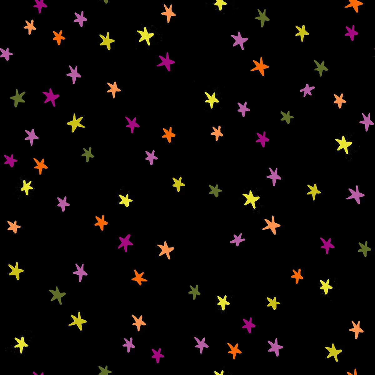 Freaky Familiars Starry Basics Spooky Black Fabric | Ruby Star Society Moda