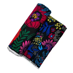 African Wax Print Sold by the Yard, 100% Cotton, Ankara