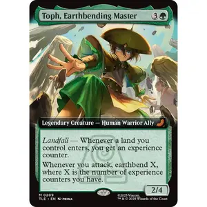 MTG Single: Toph, Earthbending Master (Extended Art) (Near Mint)