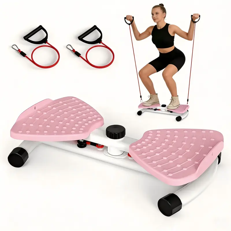 Waist Twister Machine - Compact Core & Ab Training Workout Equipment, Dual Pedals Exercise Gear for Home Gym (Home Workout Gear, Gym Equipment)