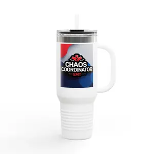 Chaos Coordinator Insulated Travel Mug Perfect Gift for EMTs, Nurses, Coffee Lovers, Travel, Birthdays, Holidays