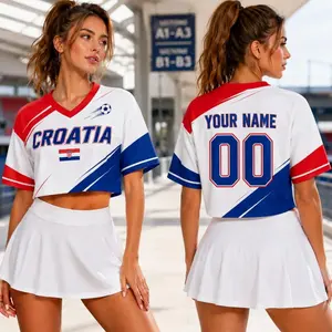 Personalized Croatia Soccer Jersey, Custom Name Number Croatia Jersey Adult Youth, Croatian Football Shirt Fan Gift, Game Day Tee