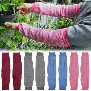 6 Pairs Elastic Arm Sleeves, Breathable Outdoor Work Protection Covers