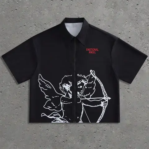 Men's Plus Size Short Sleeve Graphic Printed Shirt, Classic Button Design, Ultra-Practical Casual Style, Summer Woven Fabric, Fitted Look, Graphic Shirts
