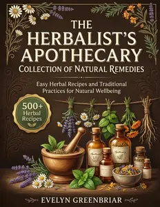 The Herbalist's Apothecary Collection of Natural Remedies: 500+ Easy Herbal Recipes and Traditional Practices for Natural Wellbeing