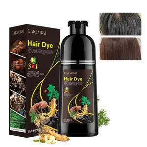 3-In-1 Herbal Hair Dye Shampoo, Plant-Based Gentle Nourishment, Easy Coloring at Home, Lazy Convenient Cover, Healthy Hair