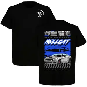 Hellcat SRT T-Shirt, American Muscle Car Graphic Tee, High Performance Car tshirt, Gift For Men, Father's Day