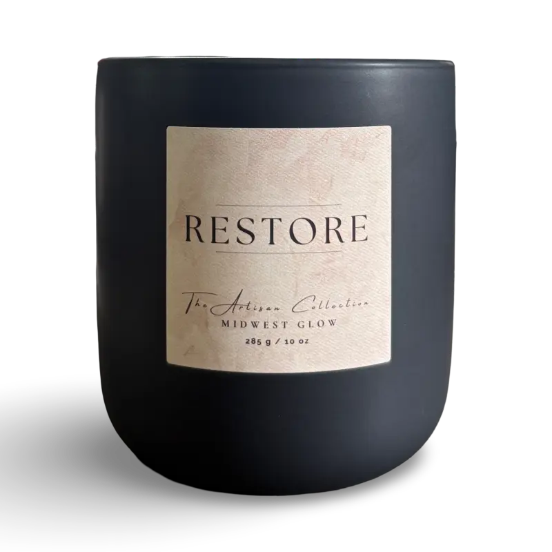 Restore - Hinoki, Yuzu, Ylang Ylang Relaxing Wood Wick Candle