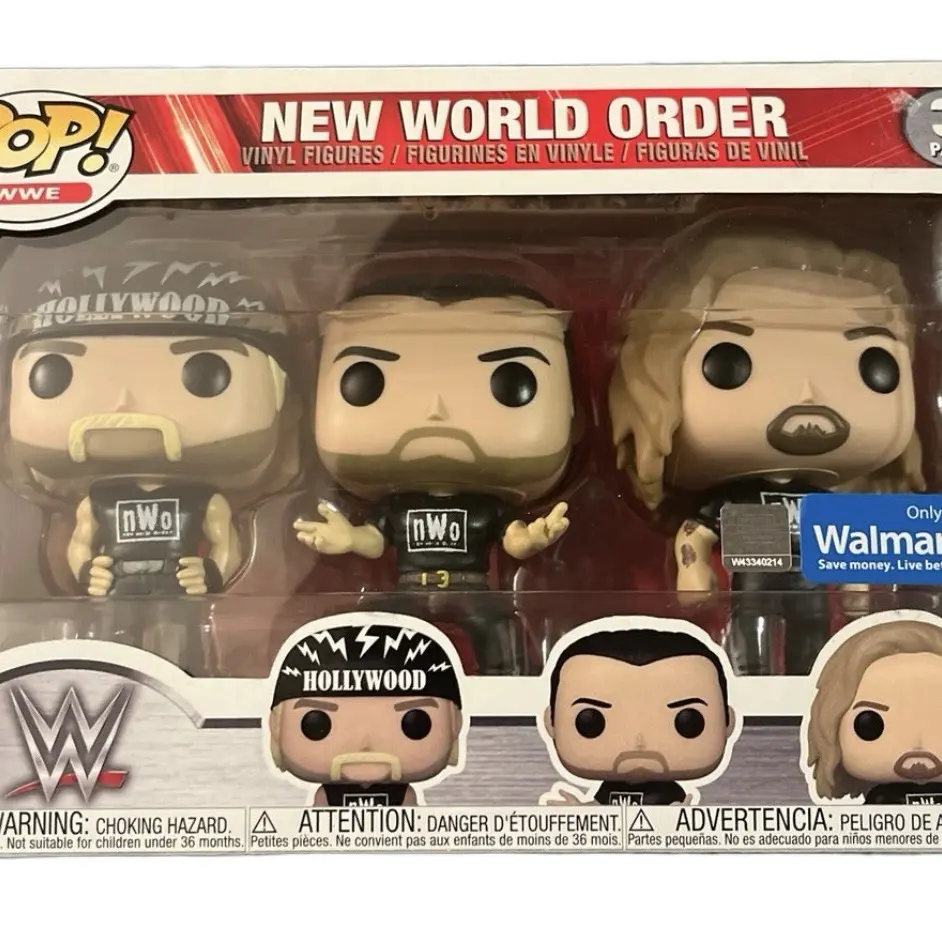 Wwe/Nwo funko pop 3-pack new in package !