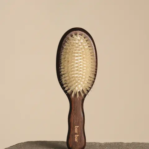 THE MERMAID MINI BRUSH - ESSENTIAL BOAR BRISTLE BRUSH