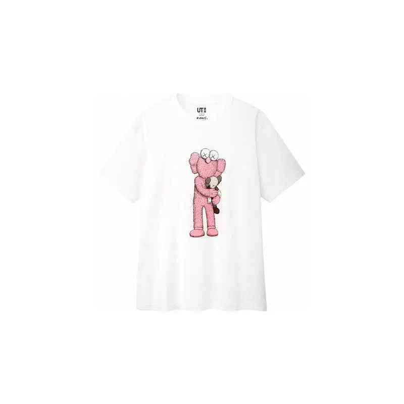 KAWS x Uniqlo Pink BFF Tee (US Sizing) White (men) by StockX