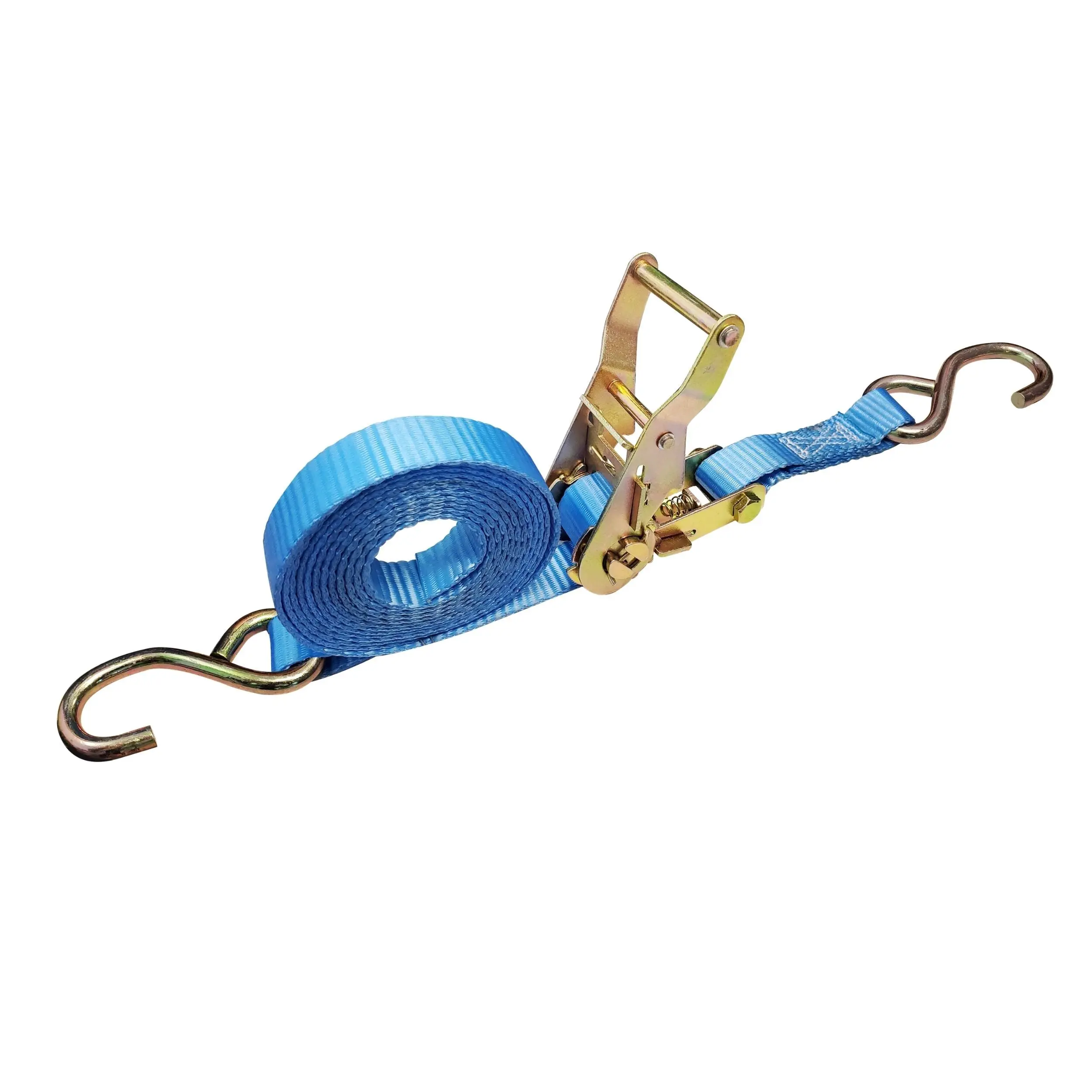 USA 1" Ratchet Buckle Strap w/ S Hooks