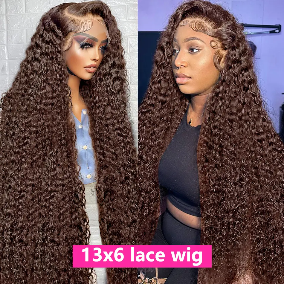 13x6 deep wave lace wig-4#