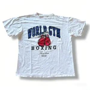 VINTAGE 90s WORLD GYM BOXING T-SHIRT GORILLA, Boxing Tshirt, Gym Shirt, Graphic Tee
