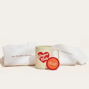Redhead Conversation Starter Bundle – Tee, Mug & Sticker