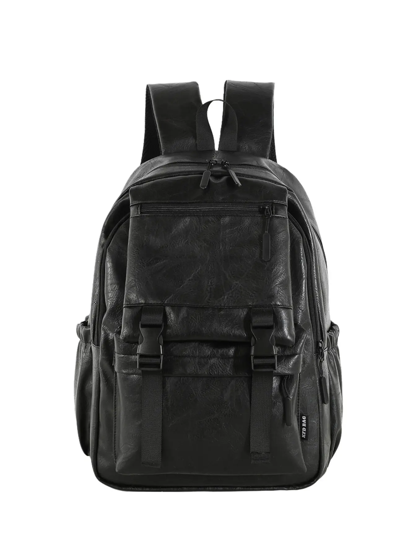 Retro PU Leather Backpack, Large Capacity Student Bag, Casual Commute Laptop Backpack, Multi-Compartment, 15.6 Inch Laptop Compatible, Backpack For College, Backpack For School