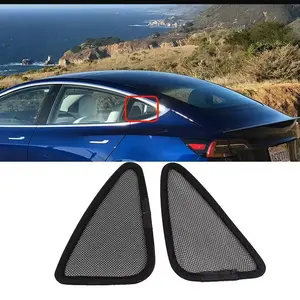 For Tesla Model 3 Model Y Highland Car Rear Window Sunshade Mesh Small Triangle Sun Shade Accessories Auto Interior Parts