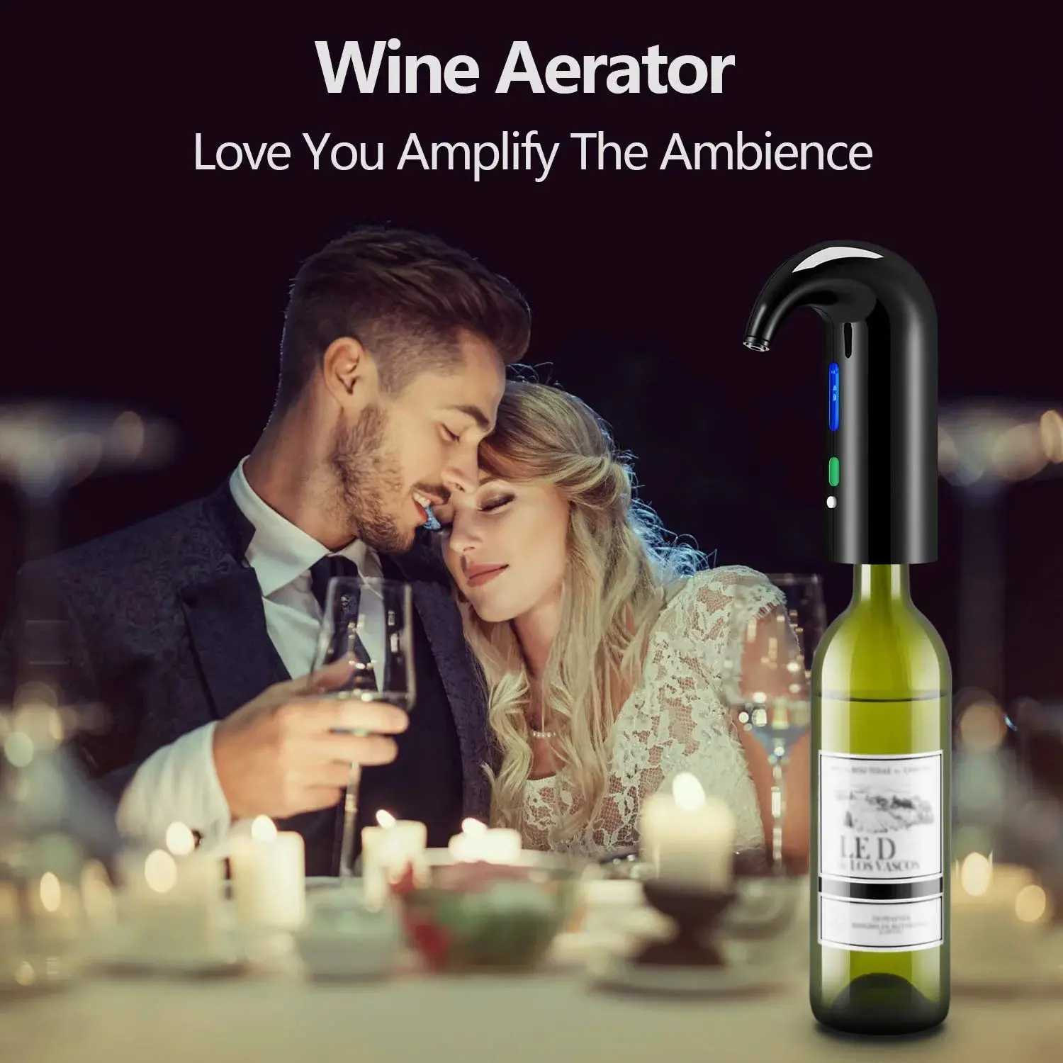 Vino Flow Electric Wine Aerator & Dispense