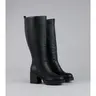 Steppin Up Block Heel Knee High Boots