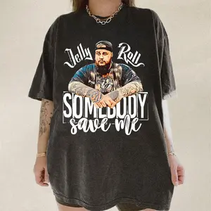 Jel%ly Roll Shirt, Somebody Save Me T-shirt, Jel%ly Roll 2024 Tour Shirt, Son Of A Sinner Shirt, Western Country Shirt, Country Shirt