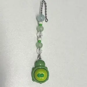 Handmade Hanging Charm- GREEN APPLE TURTLE