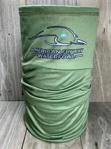 AF Waterfowl Masks - American Flyway Waterfowl Design, Green Color, Suitable for Bird Watching and Outdoor Activities