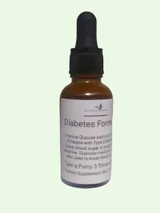 Diabetes Formula  tincture is a liquid extract made from herbs Blood Sugar Supplement Natural Dietary Supplement