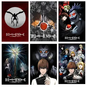 Death Note Poster DN Aesthetic Anime Wall Art for Room Aesthetic Bedroom Dorm Decor Eco-Friendly Materials Fade-Resistant Waterproof UV-Protected Vibrant Colors - Illustrations